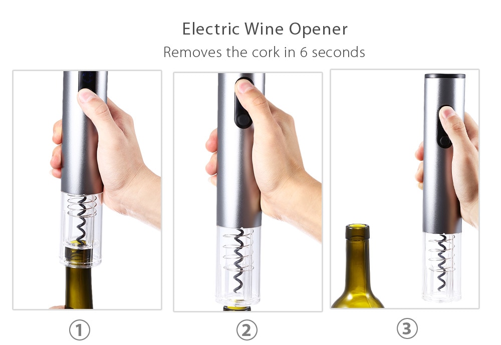 Ηλεκτρικό Ανοιχτήρι Κρασιού - Τιρμπουσόν Electric Wine Opener